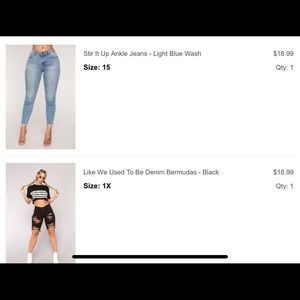 FASHION NOVA JEANS